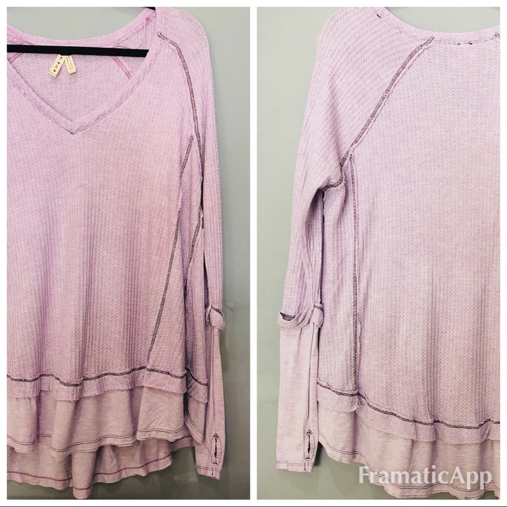 FREE PEOPLE Laguna Thermal Top. NWT - Picture 6 of 8